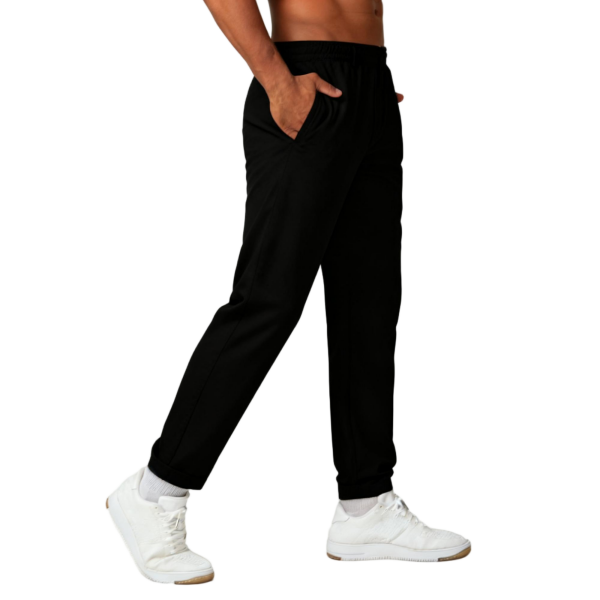 Black Casual Jogger Pants