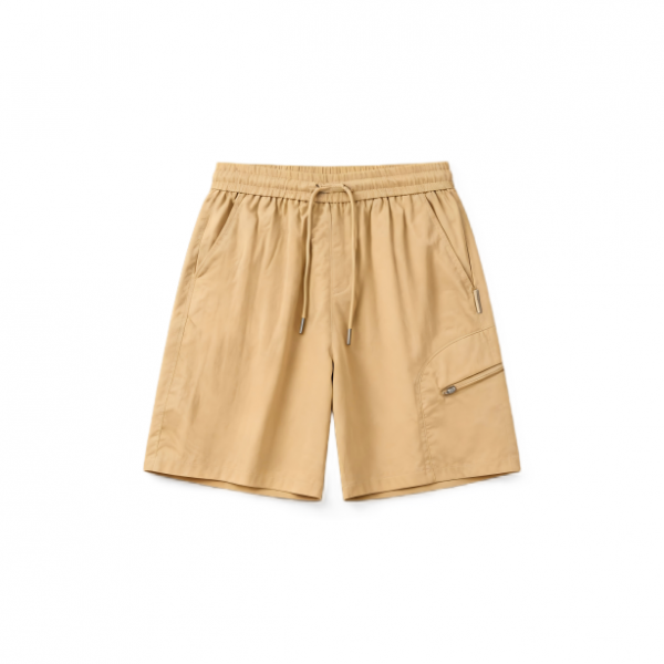 Beige Relaxed Shorts