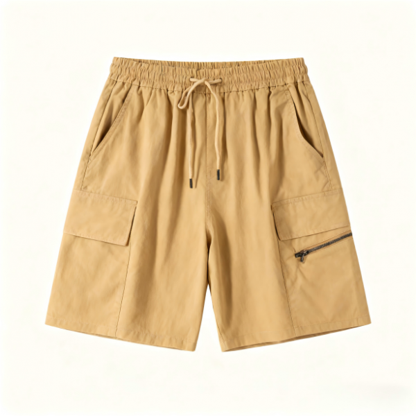 Khaki Cargo Shorts
